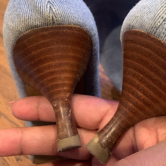 Ladies Lord & Taylor Boots (Denim material) - Picture 6 of 8